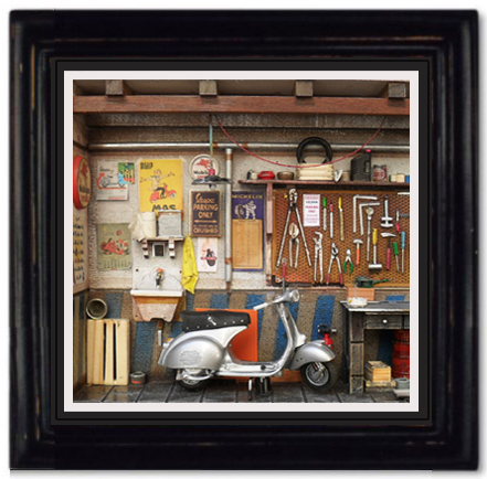 garage vespa ingrandisci immagine