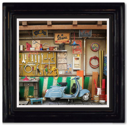 garage vespa ingrandisci immagine