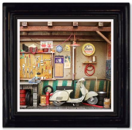 garage vespa ingrandisci immagine