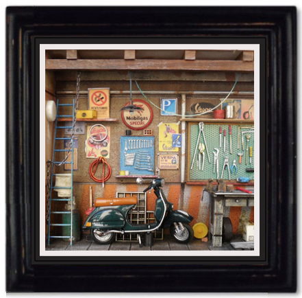 garage vespa ingrandisci immagine