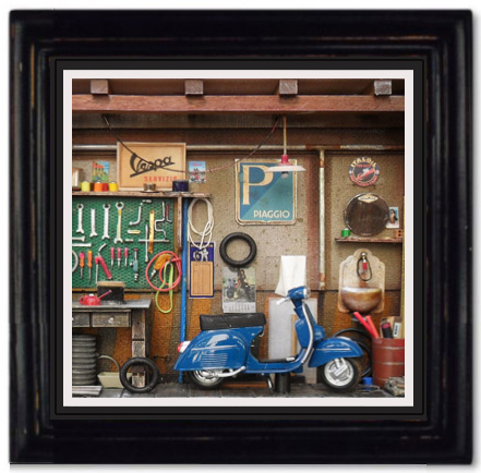 garage vespa ingrandisci immagine