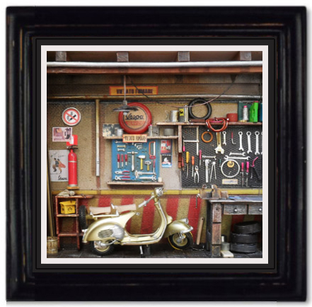 garage vespa ingrandisci immagine
